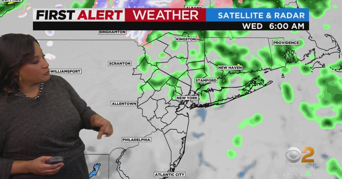 First Alert Weather: Messy morning - CBS New York