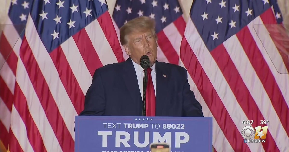 Former President Donald Trump announces he's running for president in ...