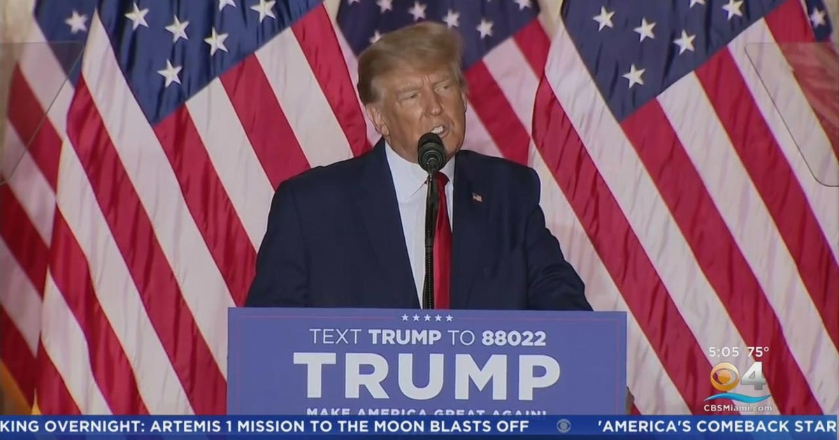 Former President Trump introduced 3rd White Dwelling run