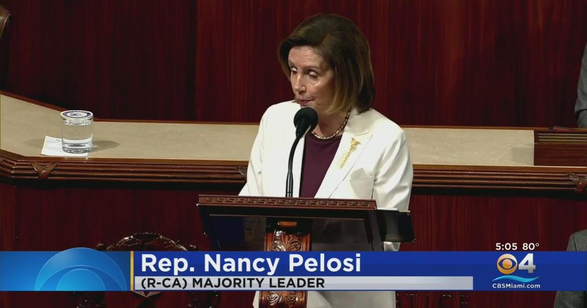 House Speaker Nancy Pelosi Stepping Down Cbs Miami 