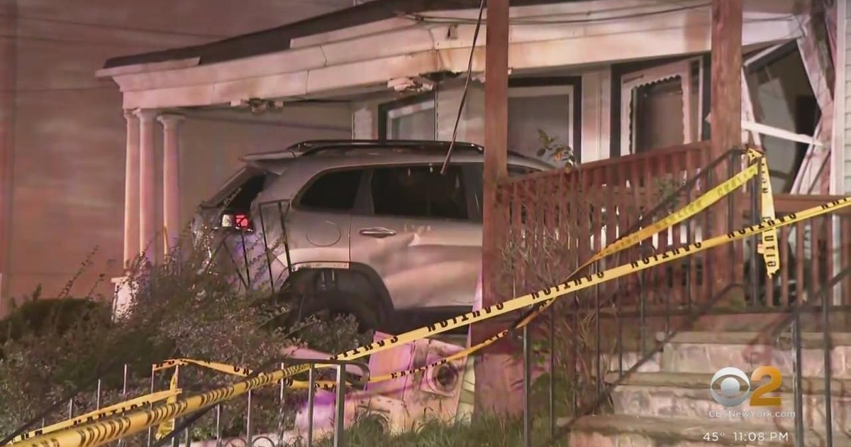 Vehicle crashes into house in Paterson, New Jersey CBS New York