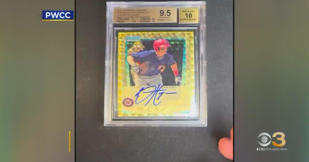 Bryce Harper rookie card sells for $450K at auction - CBS Philadelphia