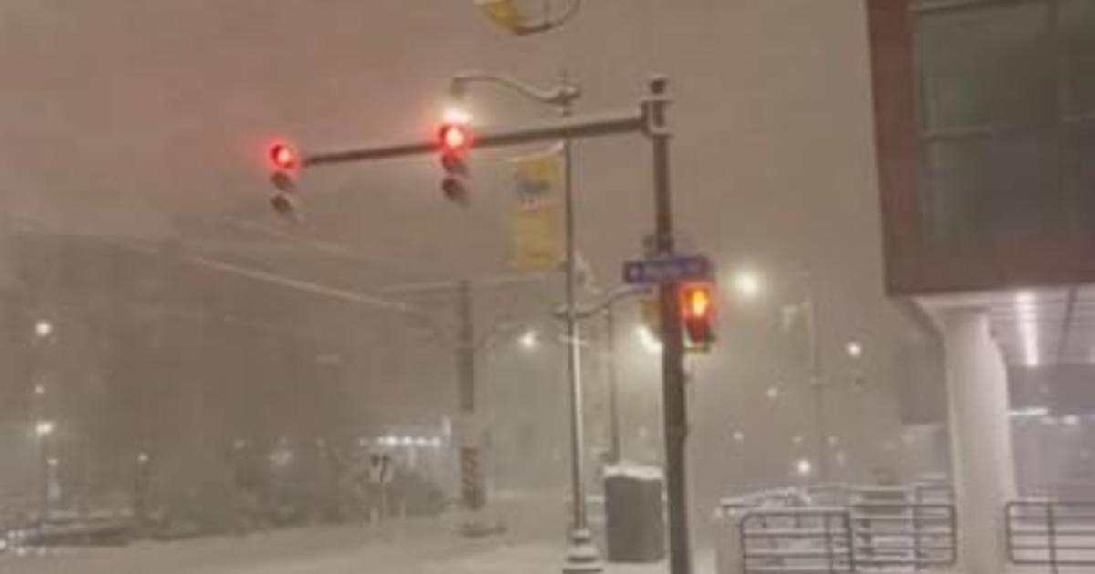 "Thunder snow" hits Buffalo area at start of monster storm