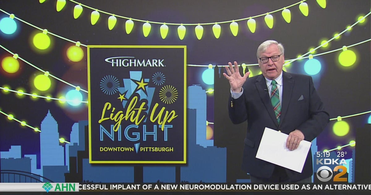 Getting ready for Light Up Night (Pt. 1) CBS Pittsburgh