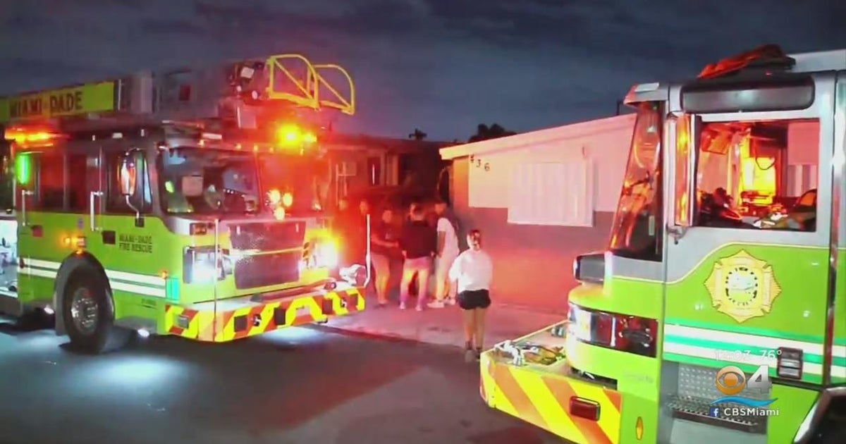 Four persons damage in Hialeah Gardens mobile fireplace