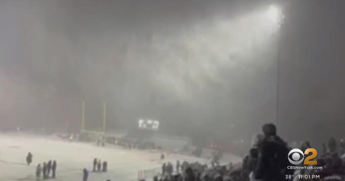 Snow moves through parts of TriState Area CBS New York