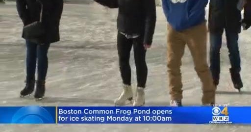 Frog Pond in Boston set to open for ice skating Monday CBS Boston