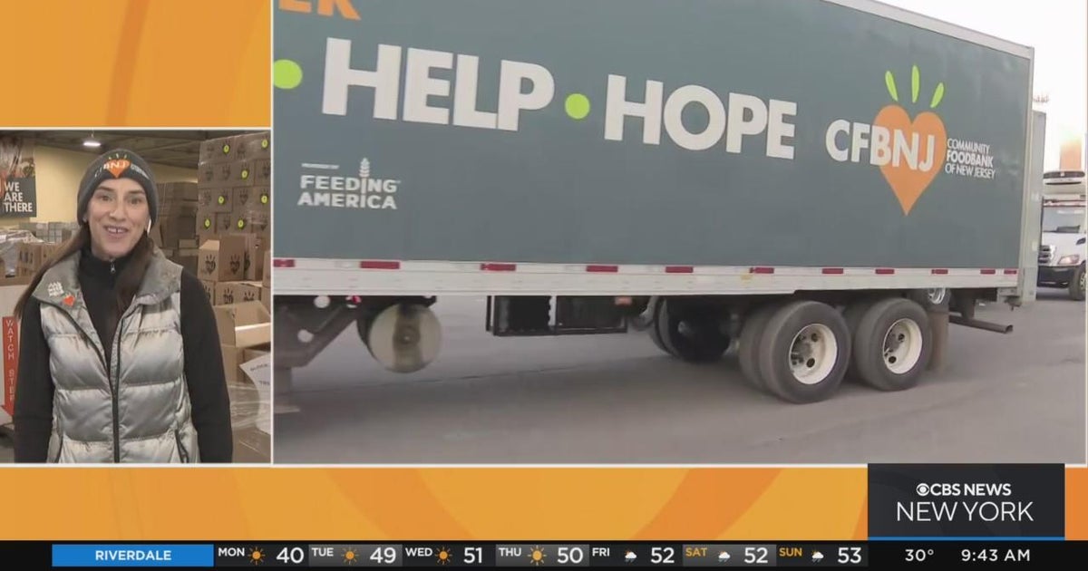 Donated turkeys heading to food banks for distribution CBS New York