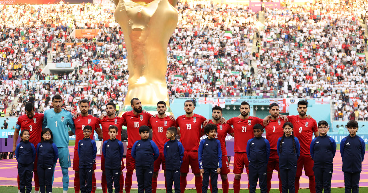 Iran's soccer team silent during national anthem in Qatar in support of  protesters back home