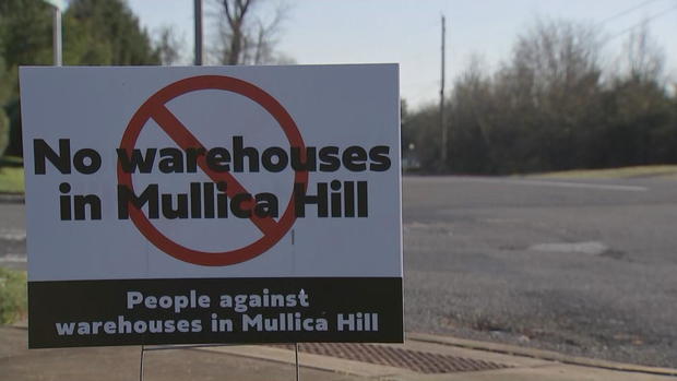 Mullica Hill New Jersey Warehouse sign 