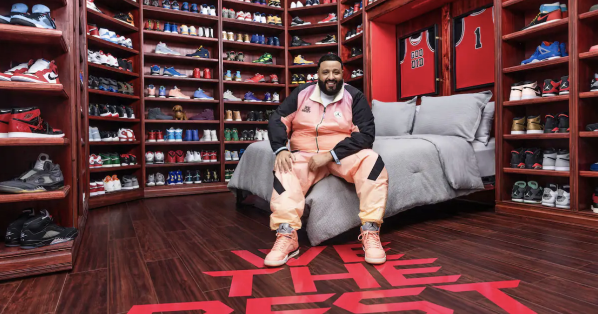 DJ Khaled lists his Miami sneaker closet on Airbnb for $11 a night