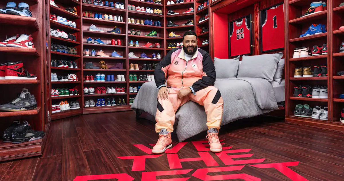You can now spend the night in DJ Khaled s shoe closet through