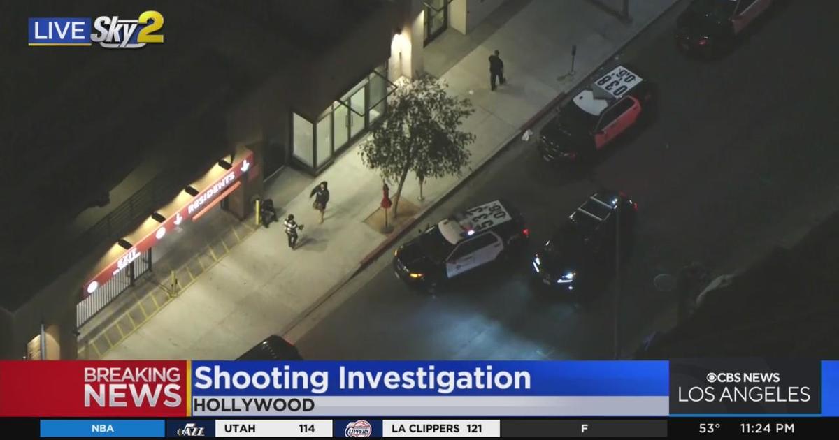 LAPD investigates shooting in Hollywood - CBS Los Angeles