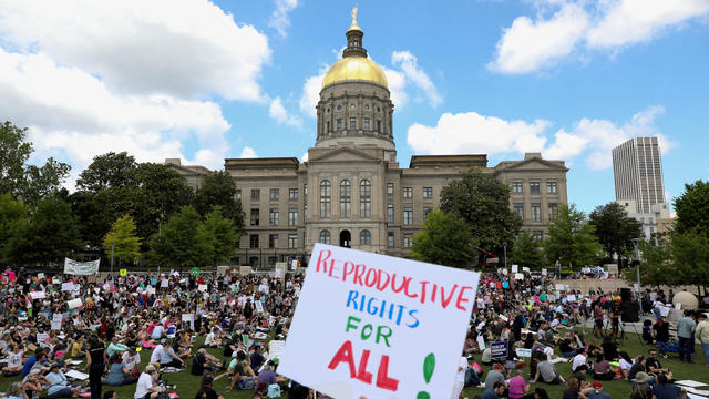 FILE PHOTO: Abortion rights protesters participate in nationwide demonstrations, in Atlanta 