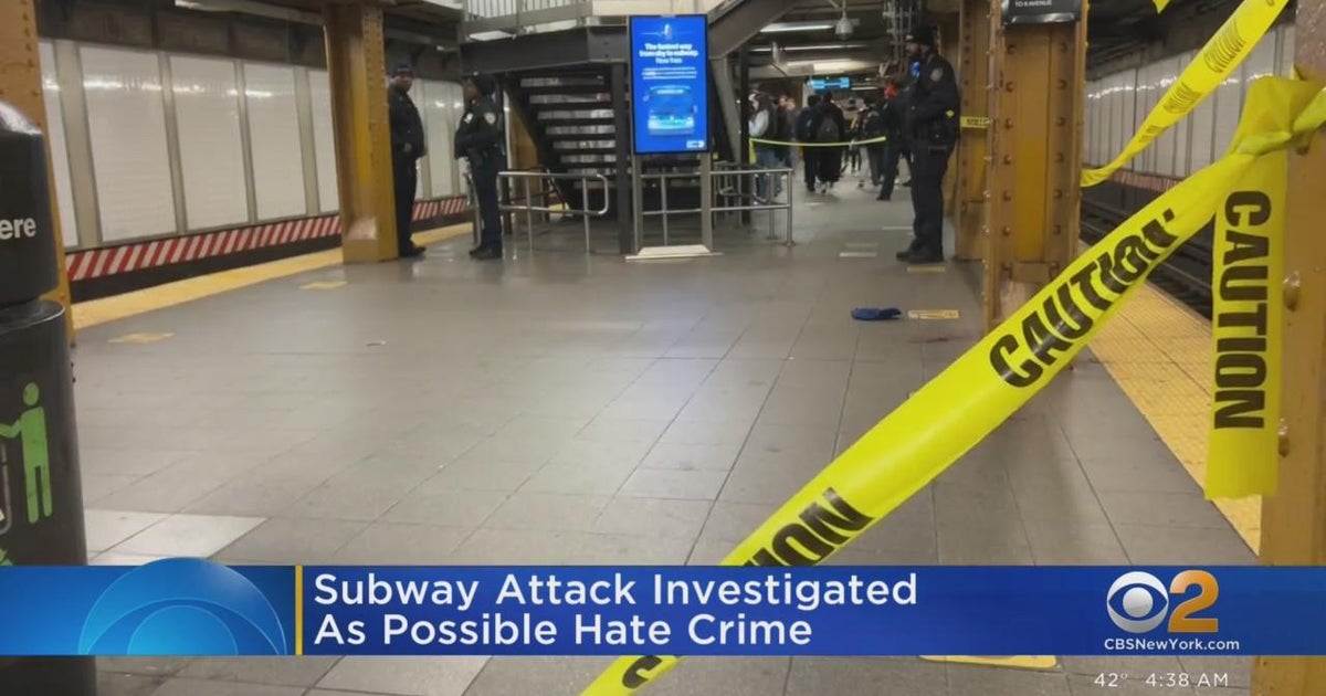 Subway rider stabbed in possible hate crime - CBS New York
