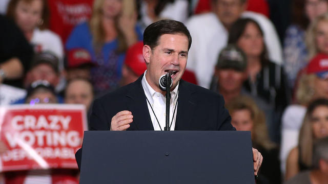 Arizona's Ducey meets with Hobbs, despite no concession from Lake