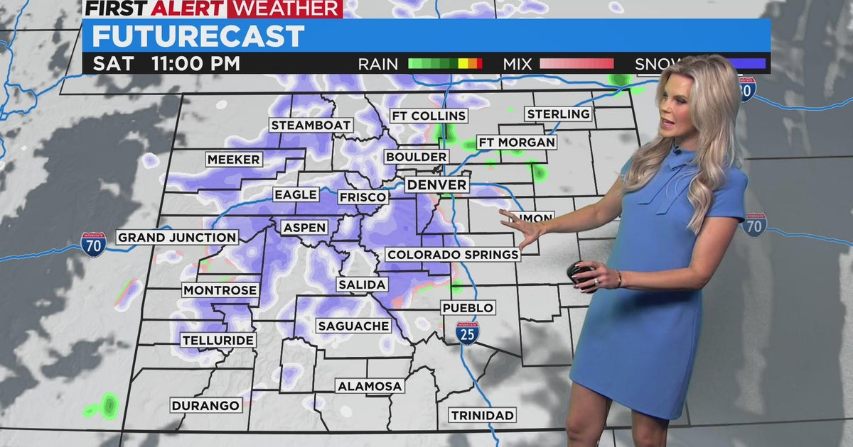Quick Shot Of Snow Possible Saturday Night - CBS Colorado