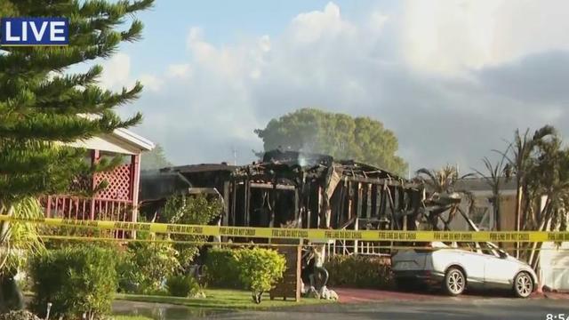 HAPPENING NOW: Homestead trailer fire erupted early morning 