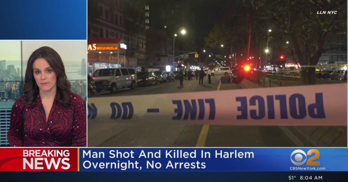 Man shot and killed in Harlem overnight - CBS New York