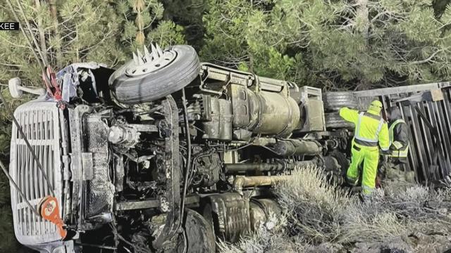 Big rig crash shuts down I-80, driver recovering 