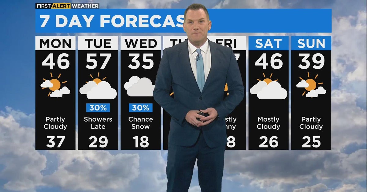 Chicago First Alert Weather: Warmer temperatures through midweek - CBS ...