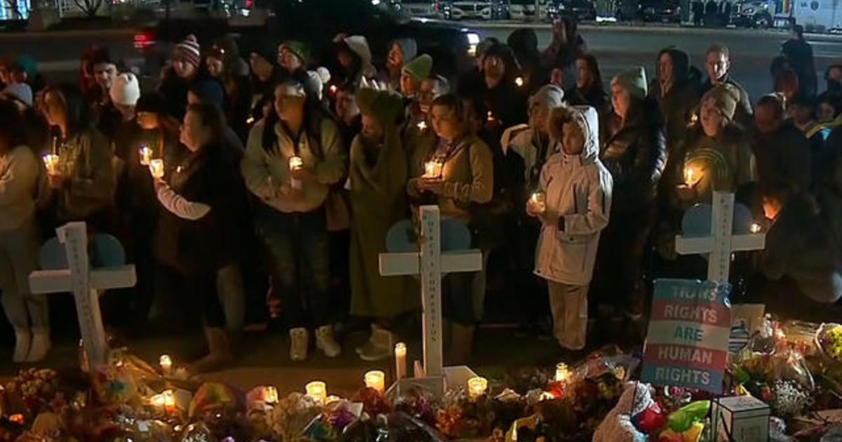 Procession held for mass shooting victims