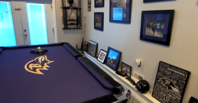 Baltimore Ravens Pool Balls