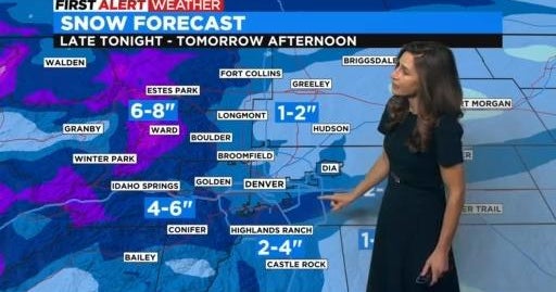 Mild Monday, But Cold And Snow Returns Tomorrow - CBS Colorado