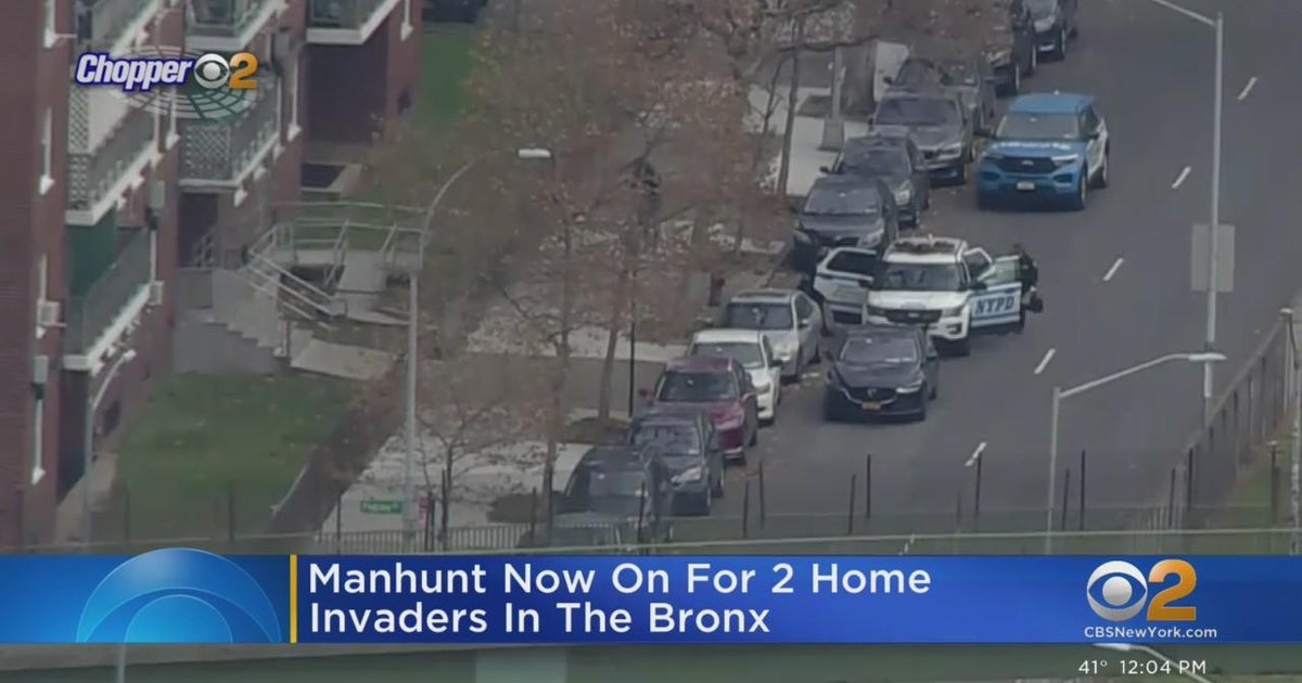 Manhunt for Bronx home invasion suspects - CBS New York
