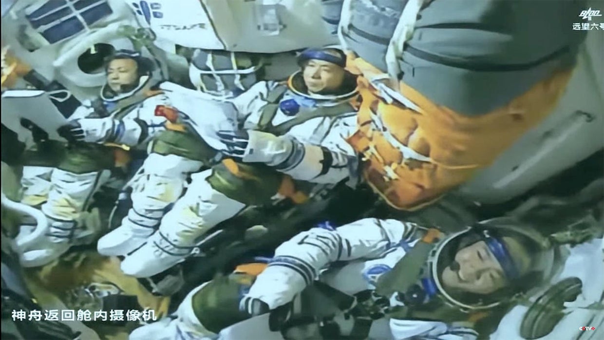 China launches fresh three-man crew to Tiangong space station - CBS News