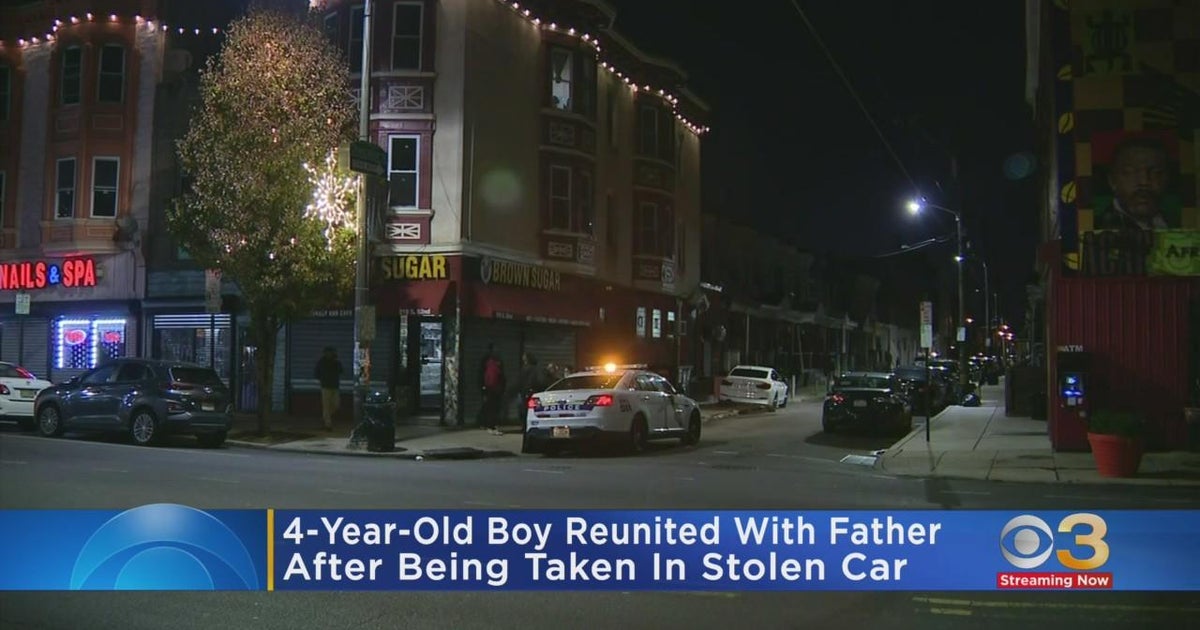 4-year-old reunited with father after car stolen in West Philadelphia ...