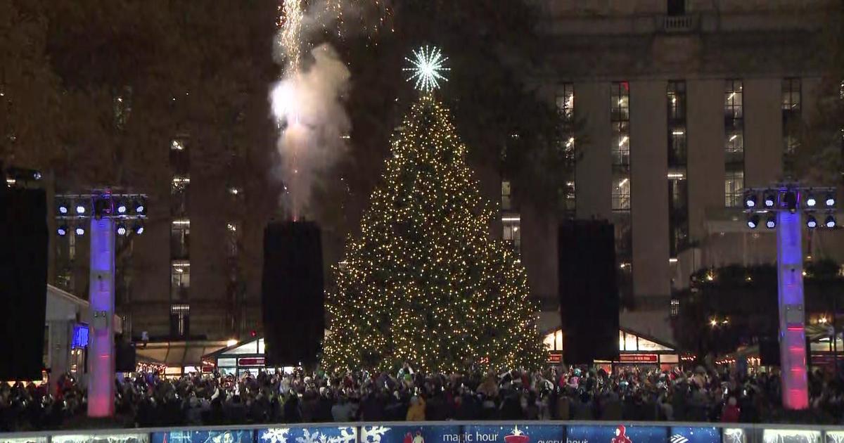 New York kicks off festive season with lighting of tree