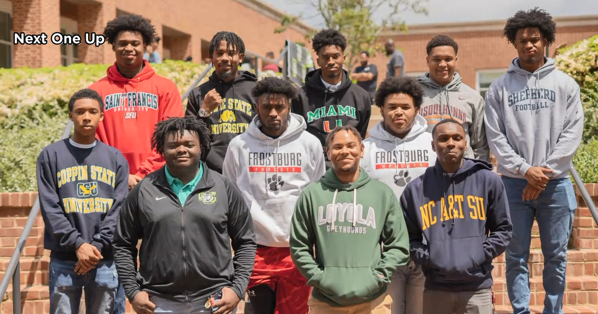 'Next One Up' enriches the lives of Baltimore's young men - CBS Baltimore