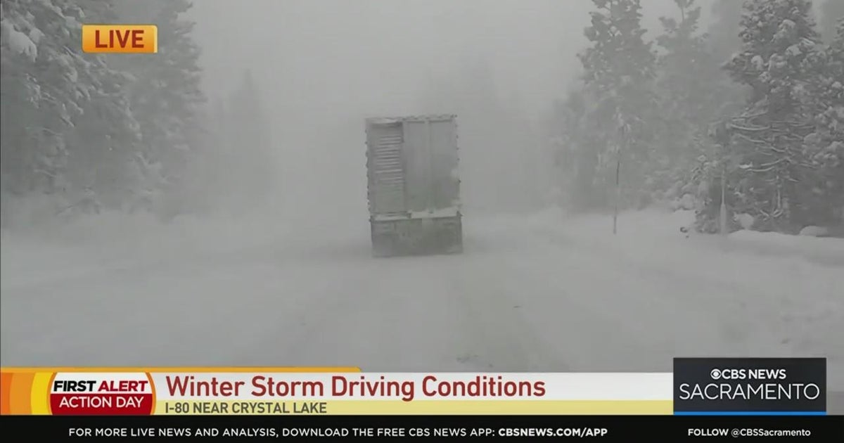 Sierra Driving Conditions - 10 a.m.