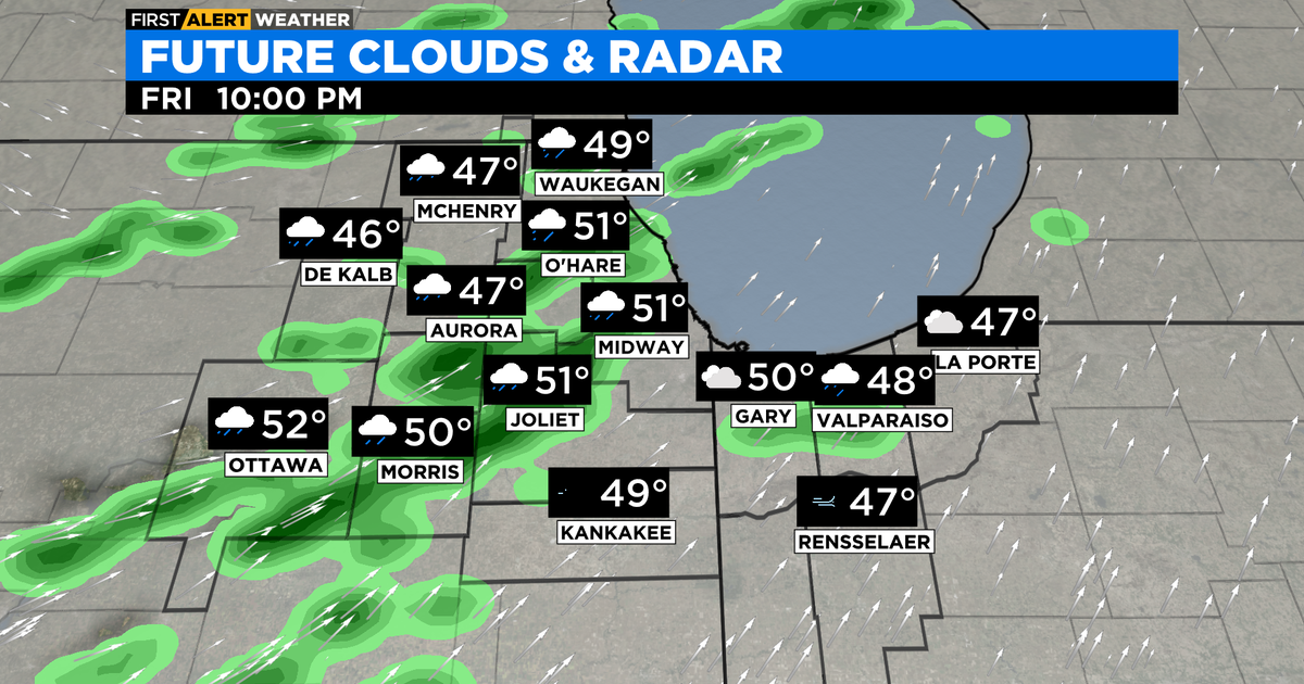 Chicago First Alert Weather: A cold front on Friday night - CBS Chicago