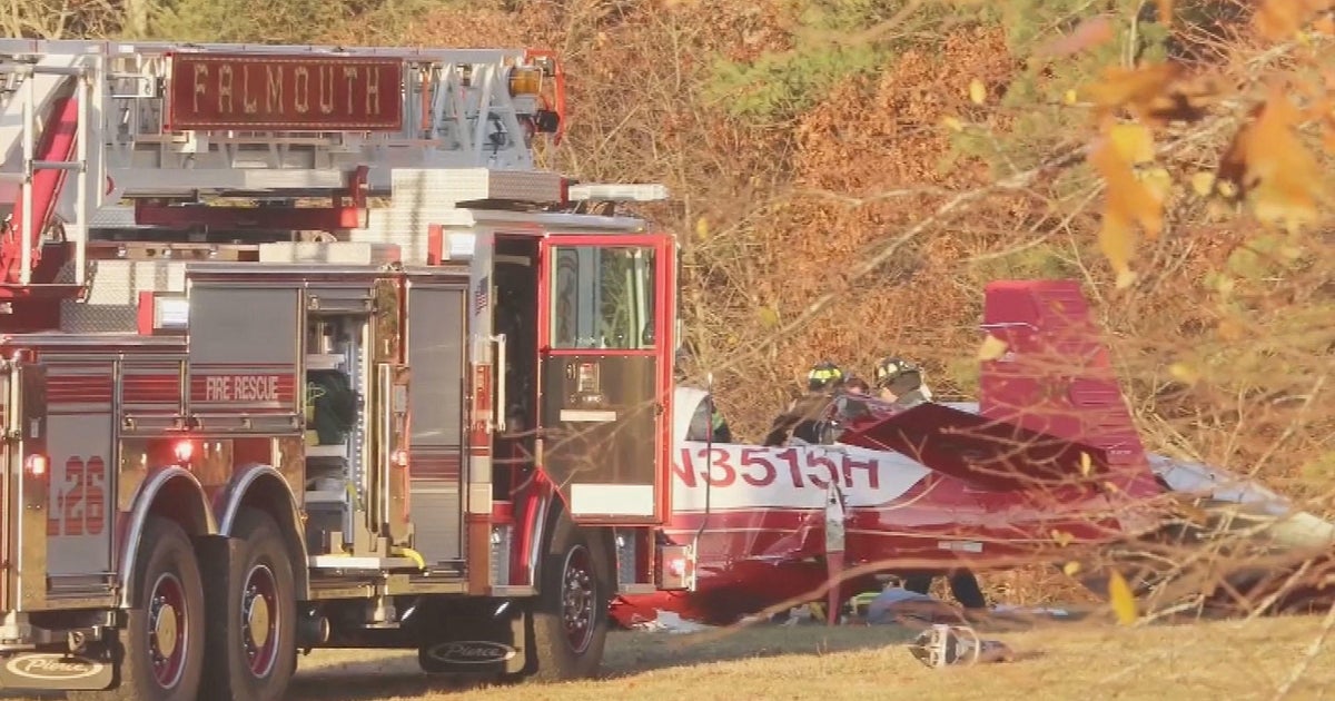 Two people seriously injured in Falmouth plane crash - CBS Boston