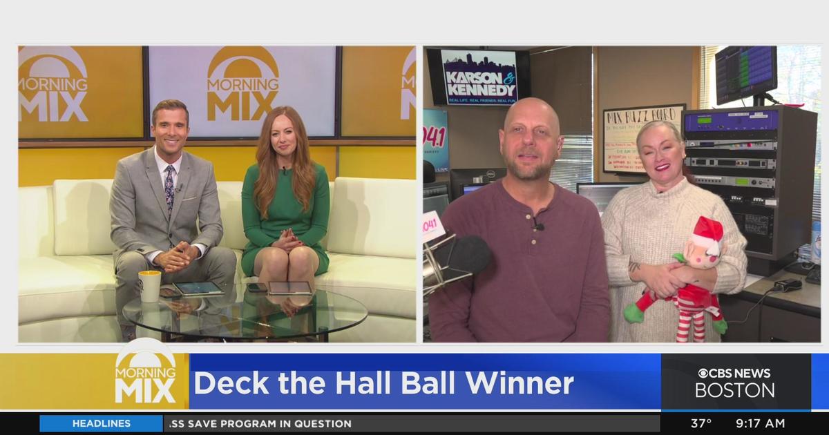 Karson and Kennedy announce Deck the Hall Ball contest winner CBS Boston