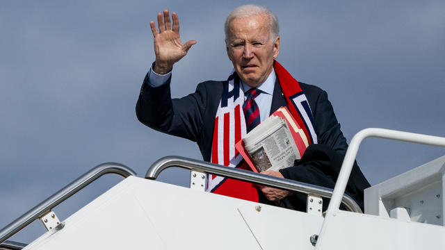 President Biden Departs Joint Base Andrews For Massachusetts 