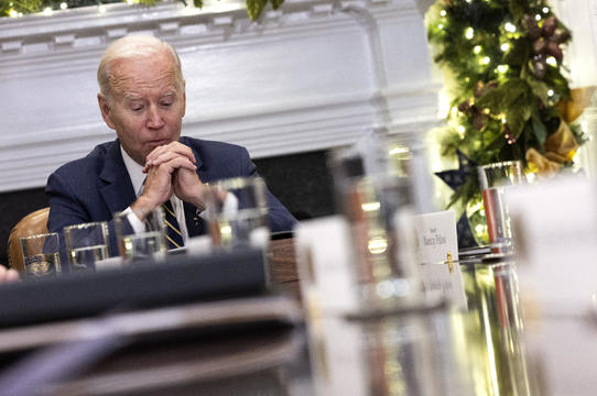 President Biden Meets With Congressional Leaders To Discuss Legislative Priorities For End Of Year 
