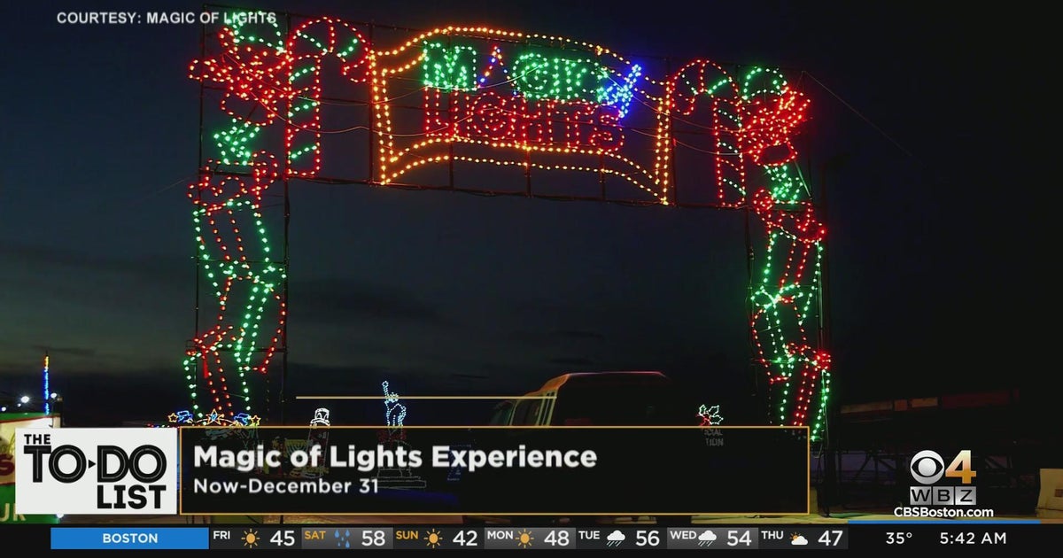 To Do List Holiday Family Weekend, Magic of Lights at Gillette Stadium