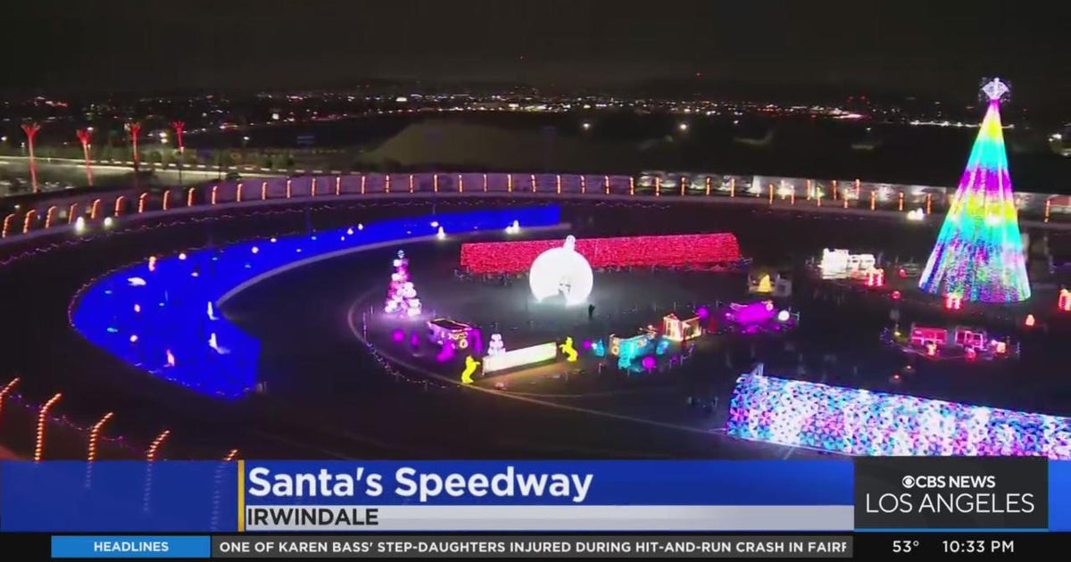 Santa's Speedway opens in Irwindale CBS Los Angeles
