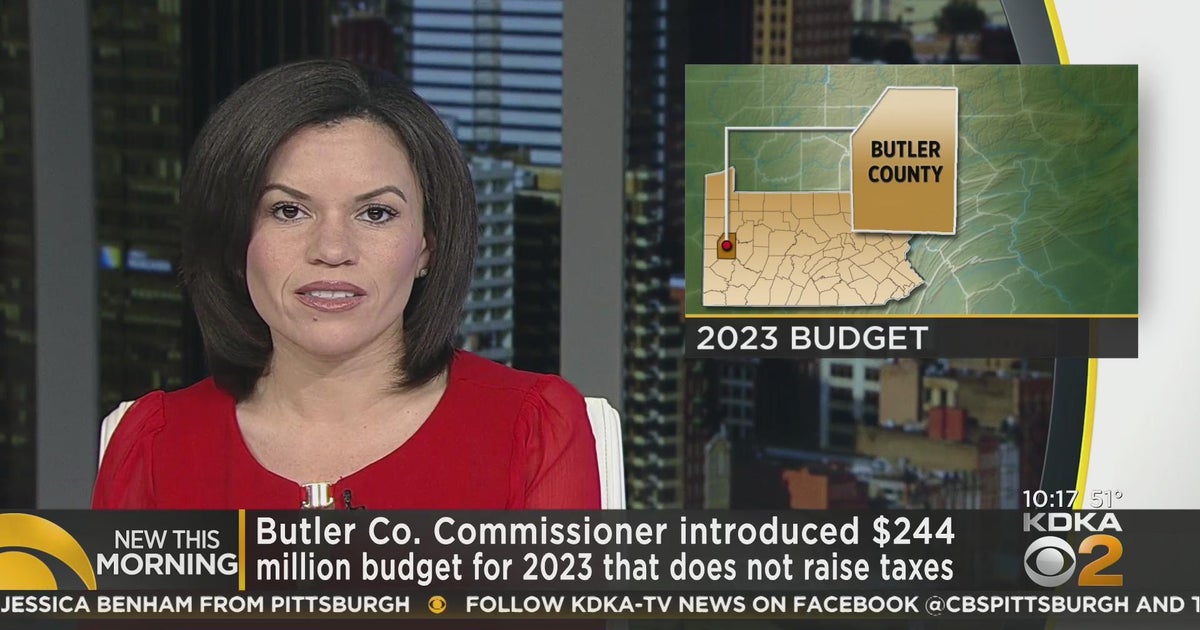 Butler County introduces 2023 budget with no tax hikes CBS Pittsburgh