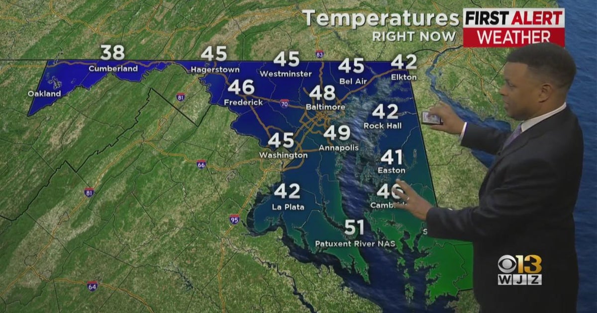 Meteorologist Derek Beasley has your Friday night forecast CBS Baltimore