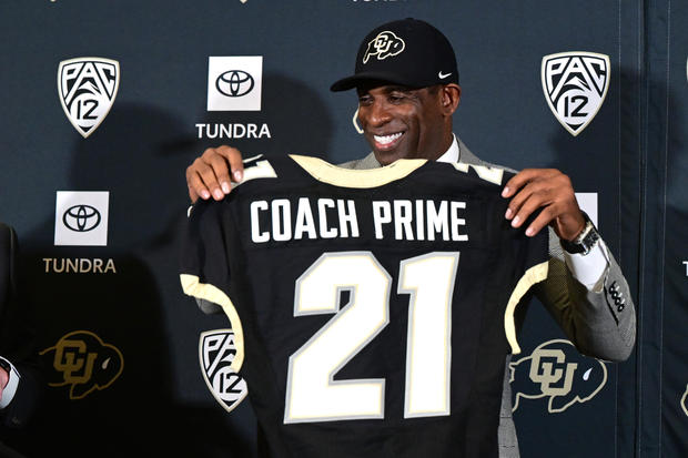 Deion Coach Prime Sanders named head football coach at University of Colorado, Boulder. 