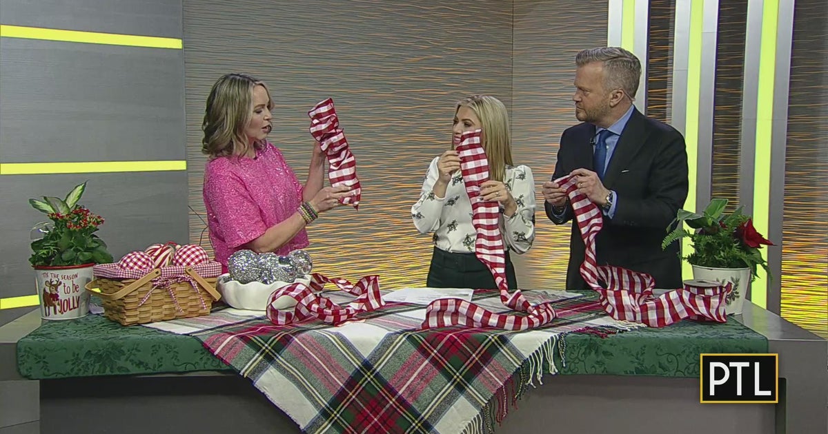 Ribbon decor for your Christmas tree CBS Pittsburgh