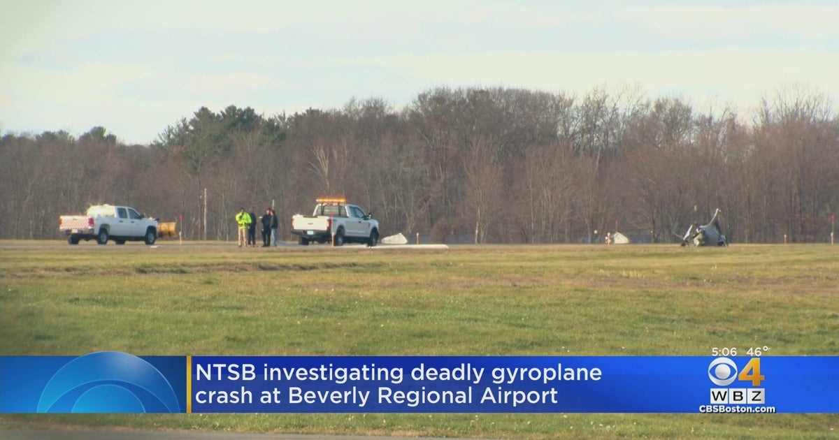 Man dies following gyroplane crash at Beverly Regional Airport CBS Boston