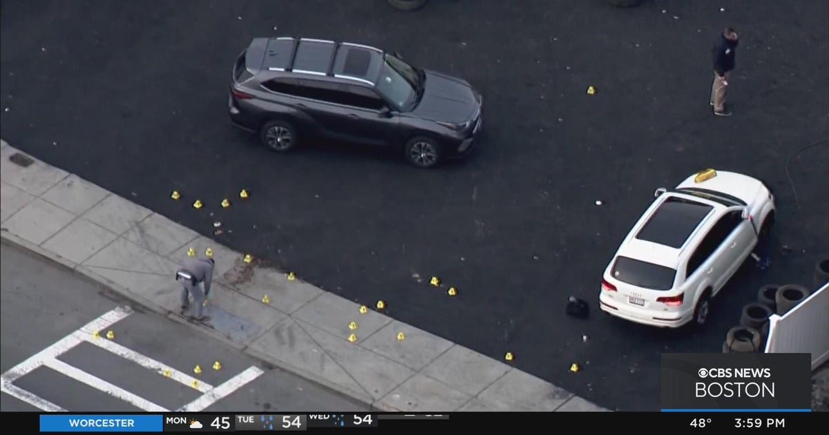 Two people shot in Dorchester - CBS Boston