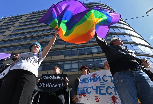 Russian LGBTQ+ rights activists 
