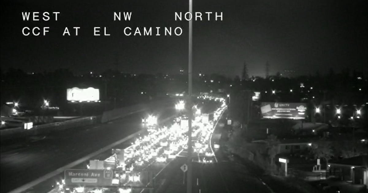 Vehicle veers off Marconi Avenue overpass onto Capital City Freeway