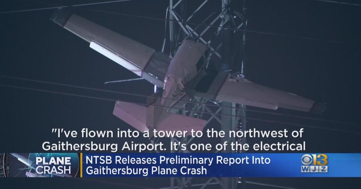 Ntsb Release Preliminary Report Into Gaithersburg Plane Crash Cbs Baltimore 5004